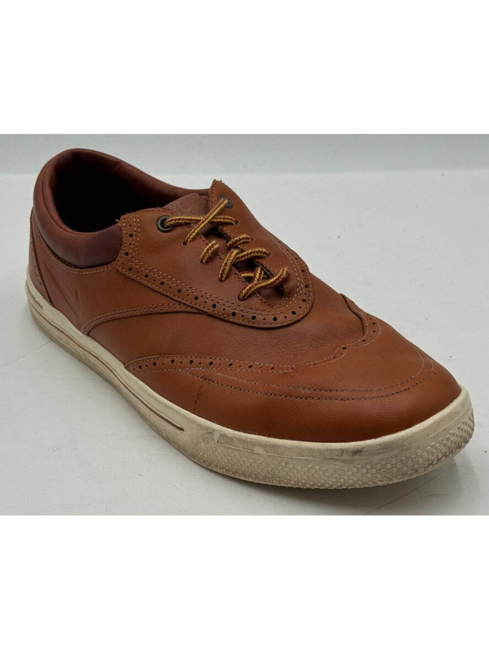 Nike Lunar Swingtip Leather Men's Sneakers 10.5 Brown Cider Shoes 533092-200